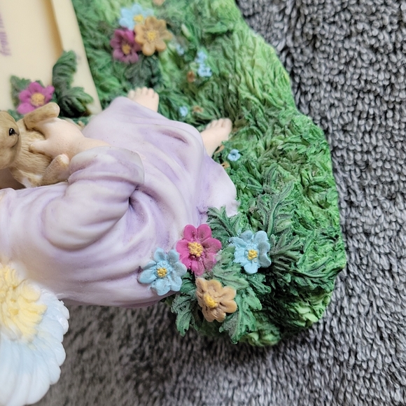 Angel with Bunny & Biblical Verse Statue!! - Picture 8 of 8